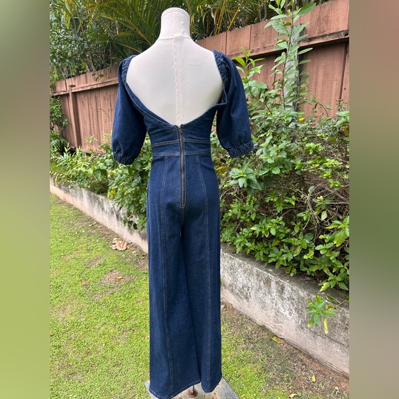 FARM Rio Denim Jumpsuit - Picture 7 of 12